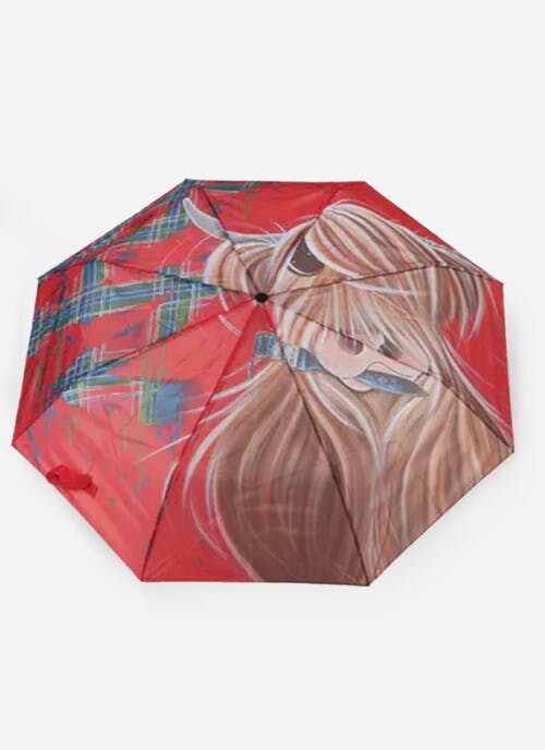 Mcmoos Tartan Paint Folding Umbrella