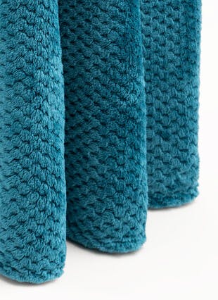 Teal Large Waffle Fleece Throw