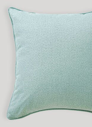 Duck Egg Herringbone Cushion