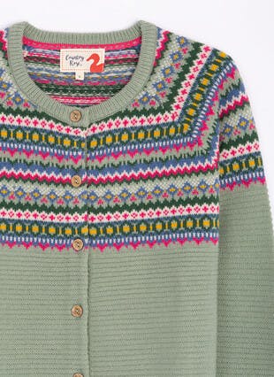 Cardigan Fairisle Yoke