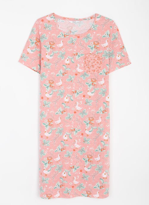 Pure Cotton Printed Nightdress