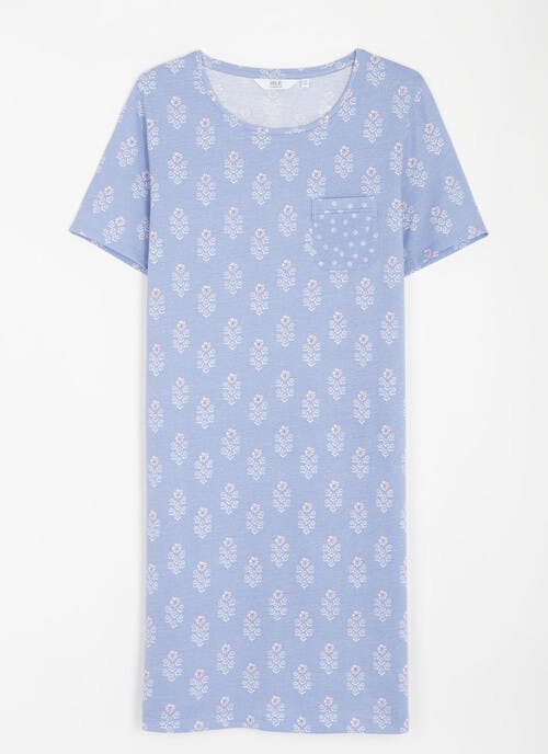 Pure Cotton Printed Nightdress