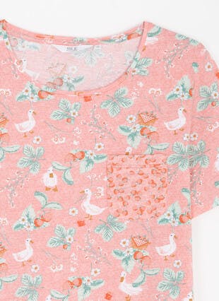 Pure Cotton Printed Nightdress