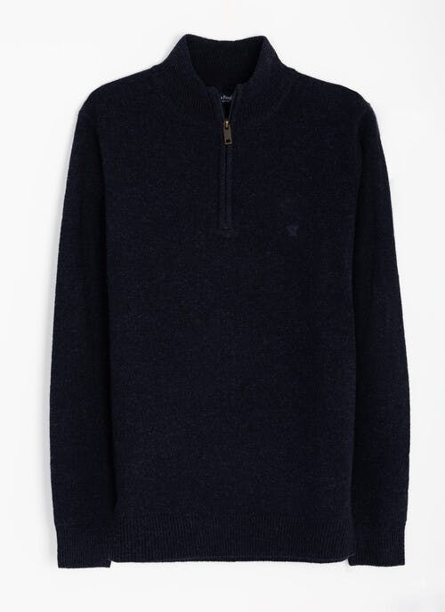 Lambswool Half-Zip jumper 