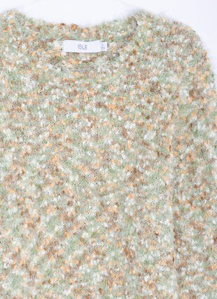 Bobble Knit Crew Neck Jumper