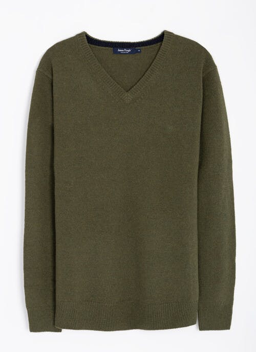 Pure Lambswool V Neck Jumper