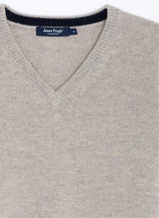 Pure Lambswool V Neck Jumper