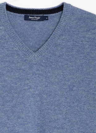Pure Lambswool V Neck Jumper