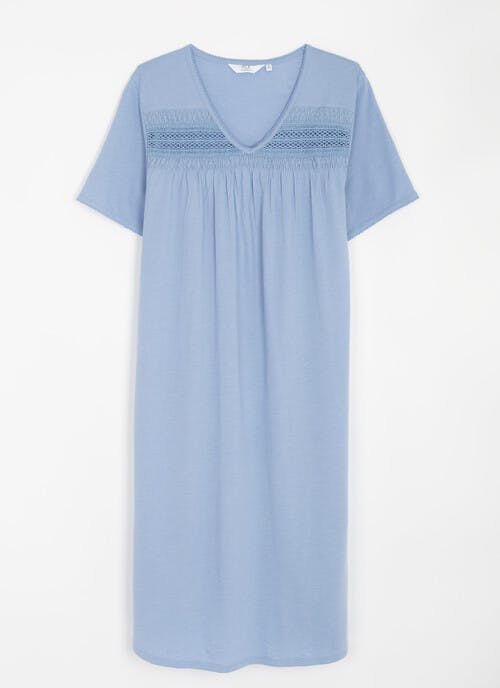 Cotton Rich Lace Trim Nightdress