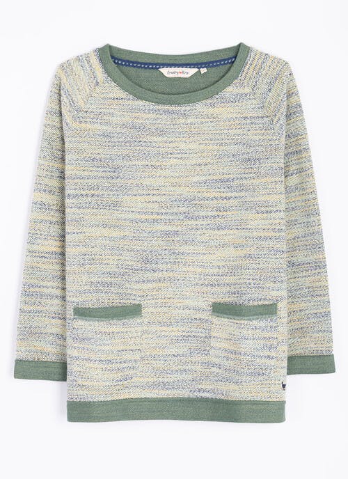 Cotton Mix Loopback Sweatshirt