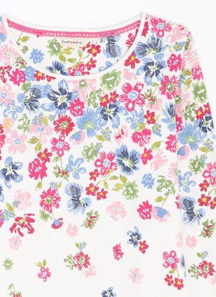 Pure Cotton Print Top