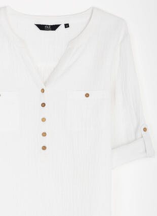 Pure Cotton Double Cloth Blouse