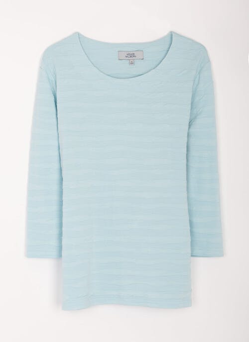 Textured Wave Jersey Top