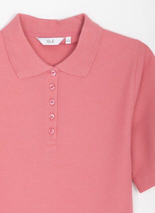 Pure Cotton Pique Polo Shirt