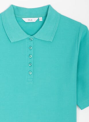 Pure Cotton Pique Polo Shirt