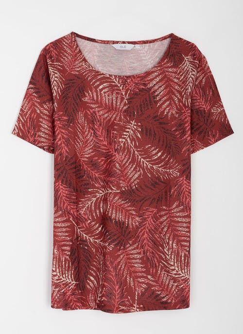 Printed Crew Neck T-Shirt