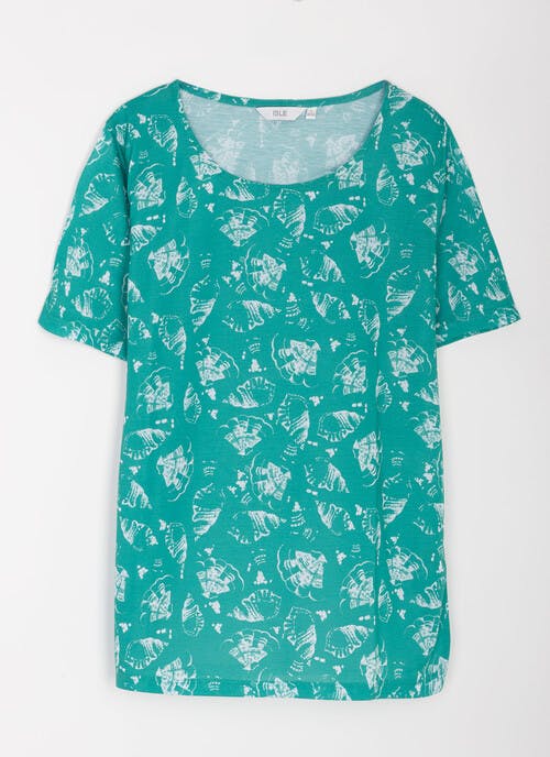 Printed Crew Neck T-Shirt