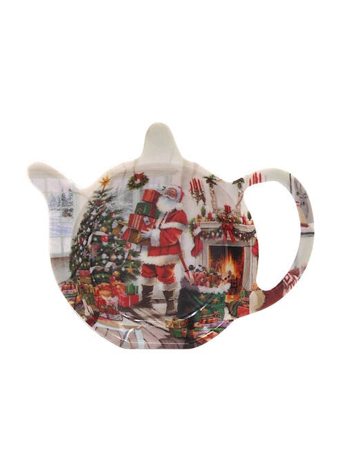 Santa Melamine Teabag Tidy