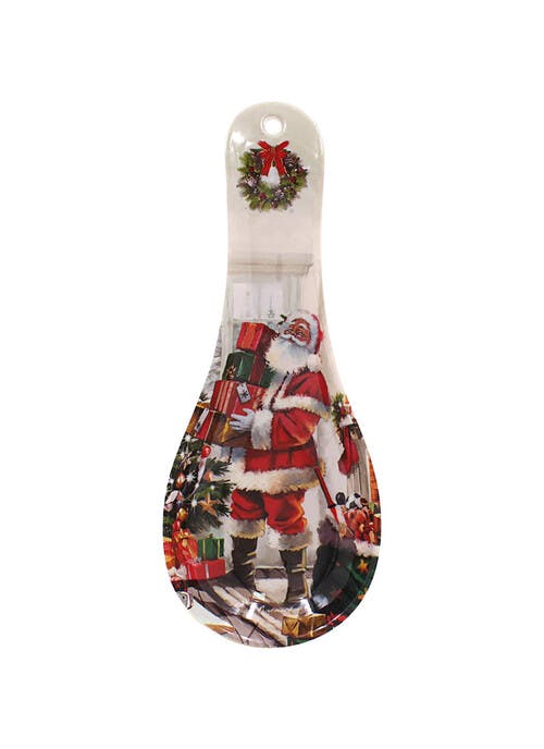 Santa Melamine Spoon Rest