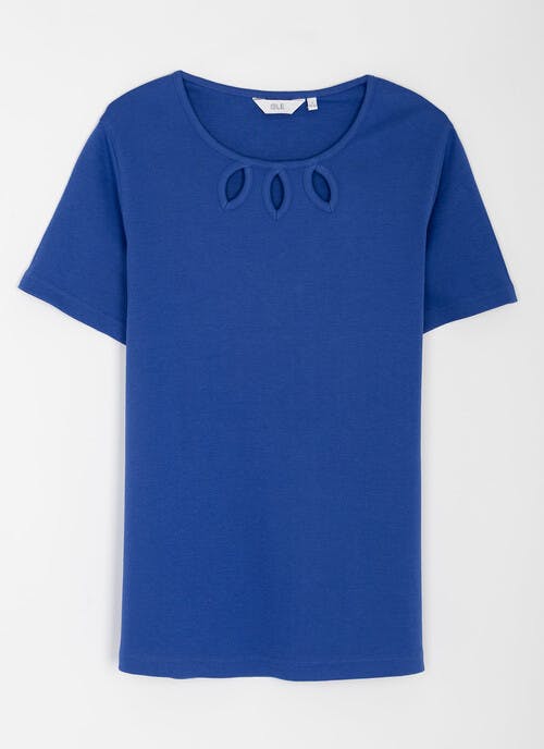 Pure Cotton V Neck T-Shirt