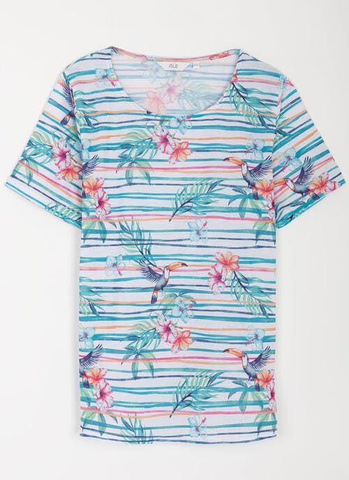 Printed Crew Neck T-Shirt