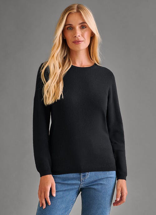 Pure Cashmere Classic Crew Neck Jumper