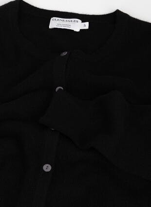 Pure Cashmere Classic Crew Neck Cardigan