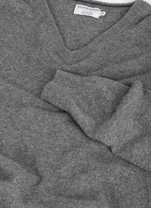 Pure Cashmere V Neck Jumper