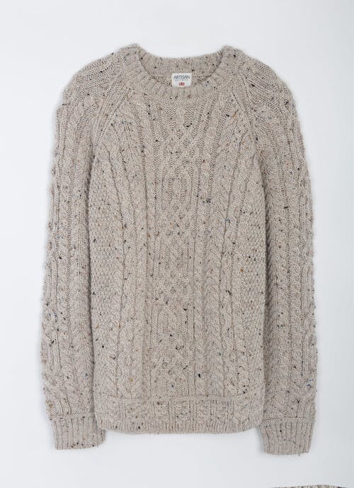 Crew Neck Aran Jumper