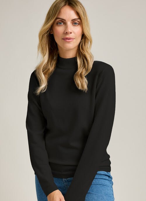 Merino Wool Turtle Neck Jumper 