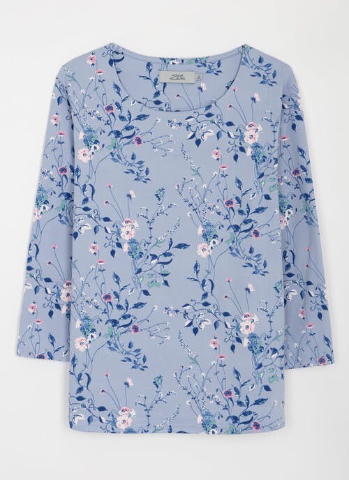 Warm Touch Floral Print Top