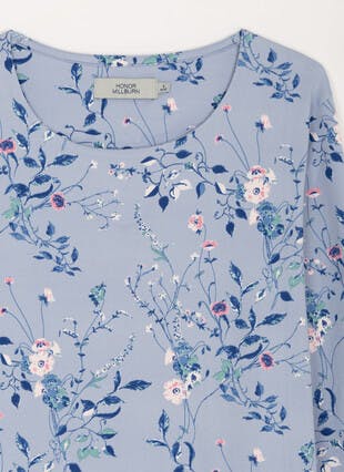 Warm Touch Floral Print Top