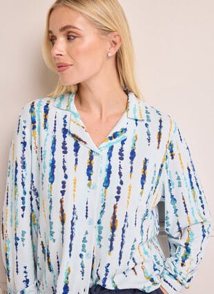 Soft Touch Print Blouse