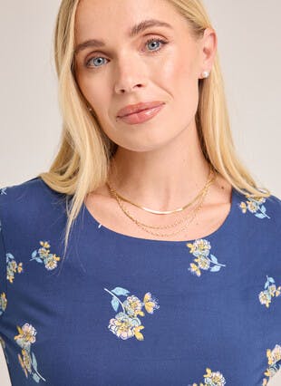 Soft Touch Jersey Print Top