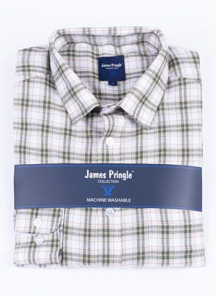 Easy Care Long Sleeve Check Shirt