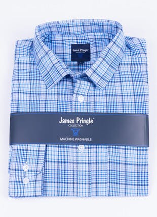 Easy Care Long Sleeve Check Shirt