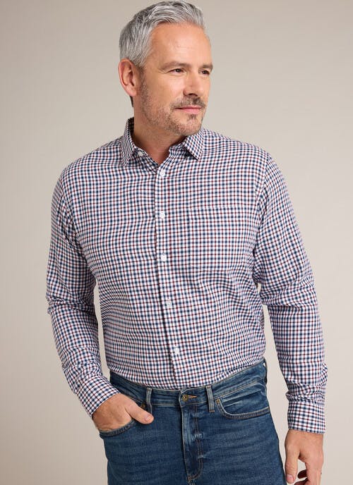 Long Sleeve Brushed Check Shirt