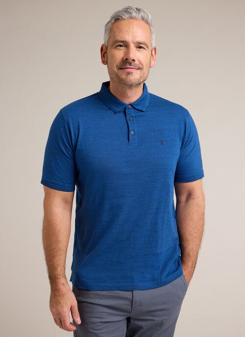 Cotton Rich Space Dyed Polo Shirt
