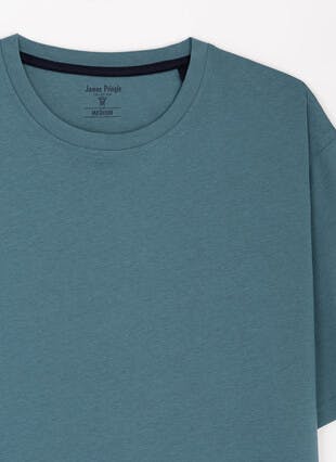 Pure Cotton Crew Neck T-Shirt