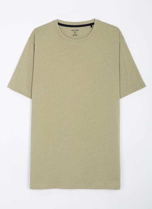 Pure Cotton Crew Neck T-Shirt