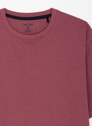 Pure Cotton Crew Neck T-Shirt