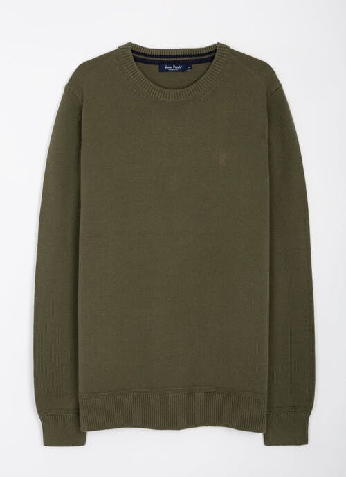 Pure Cotton Crew Neck Jumper