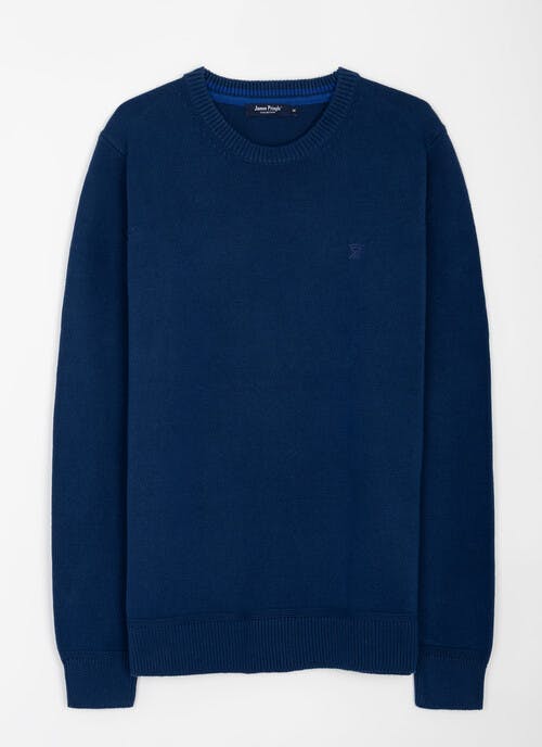 Pure Cotton Crew Neck Jumper
