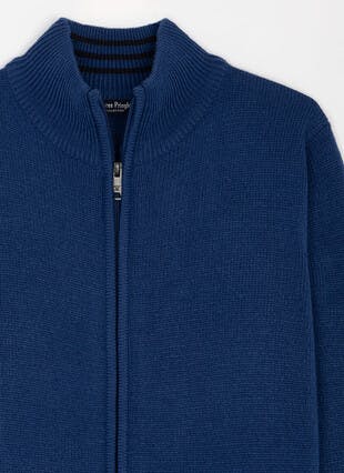 Easy Care Zip Through Cardigan