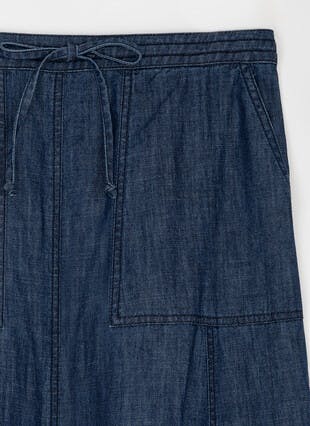 Pure Cotton Denim Skirt