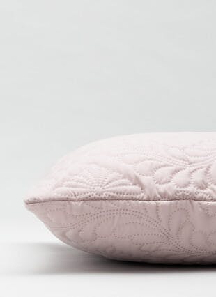 Damask Quilted Pinsonic Pink Cushion