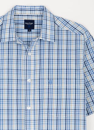Easy Care Short Sleeve Check Shirt