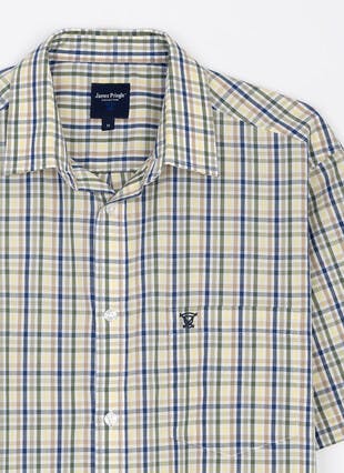 Easy Care Short Sleeve Check Shirt