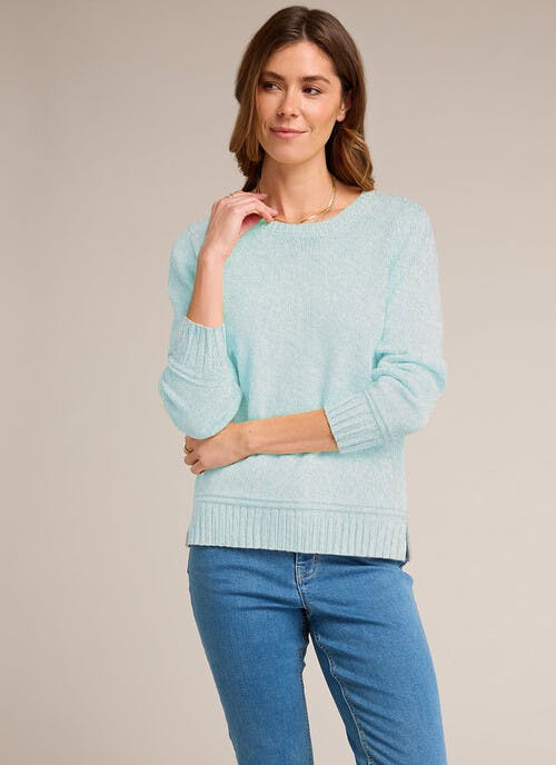 Pure Cotton Crew Neck Jumper