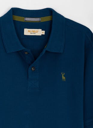 Pure Cotton Pique Logo Polo Shirt